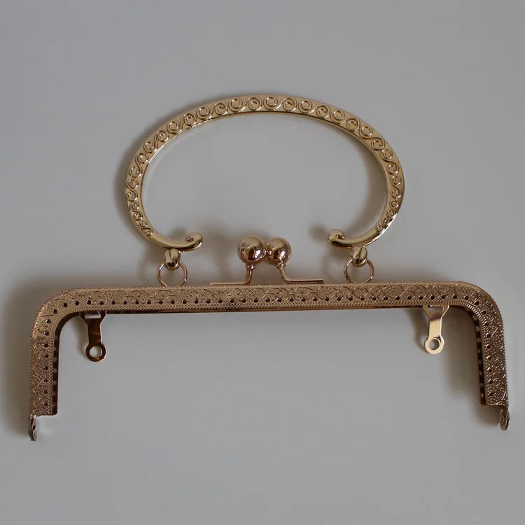 DoreenBeads 1 шт. античная бронза кошелек с бусинами сумка металлическая Арка Рамка
