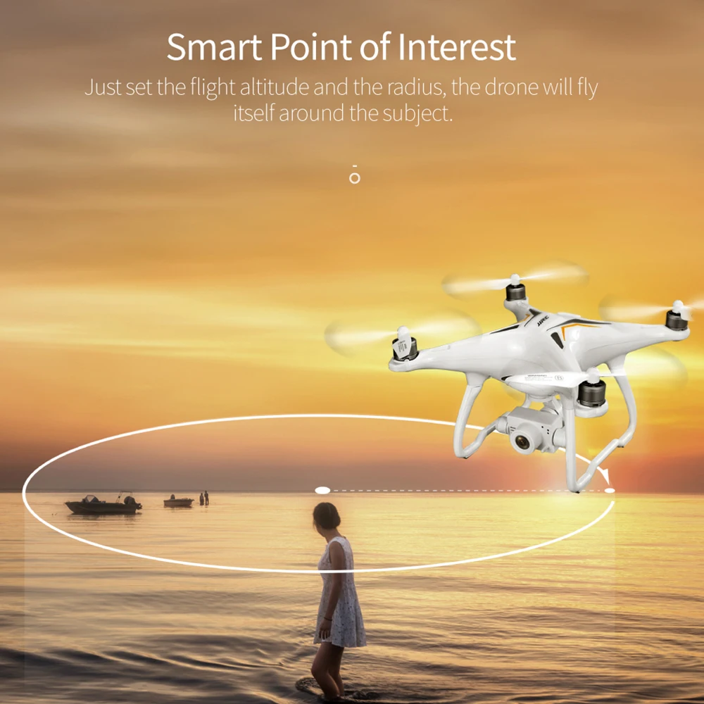 JJRC X6 Aircus 5G wifi FPV gps Радиоуправляемый Дрон с камерой 1080P HD широкоугольный карданный Дрон следуем за мной режим высоты бесщеточный Радиоуправляемый квадрокоптер