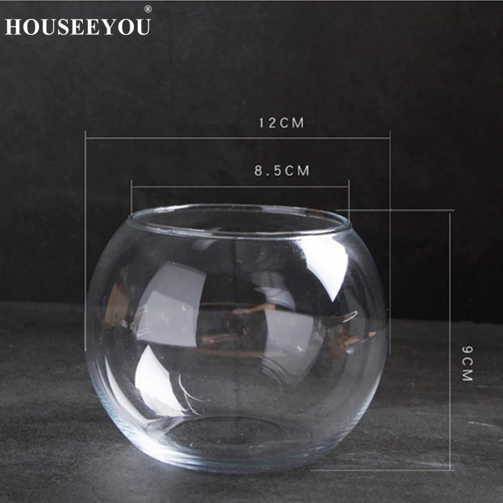Creative Purple Sand Glass Hydroponic Flower Pot Vases Green Planter Tray Succulents Plants Desktop Monk Buddha Zen Decorations