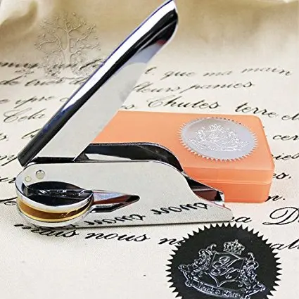 

New Design Your Own Custom Picture Logo Letter Personalized Embosser Stamp