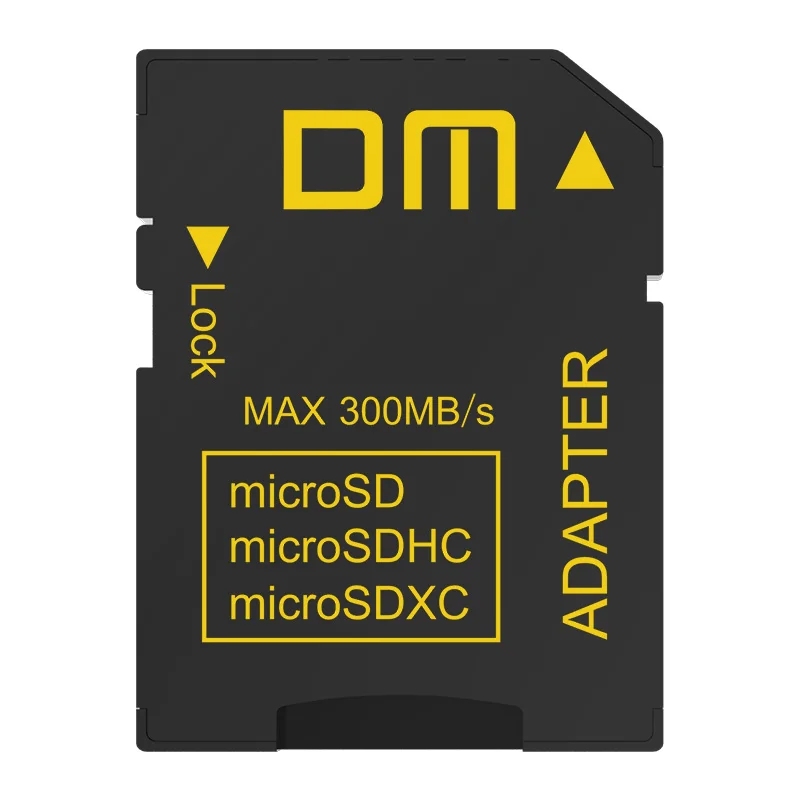 DM SD-t адаптер SD4.0 UHS-iicompdabile с microSD microSDHC microSDXC скорость передачи может до 300 МБ/с./с micro