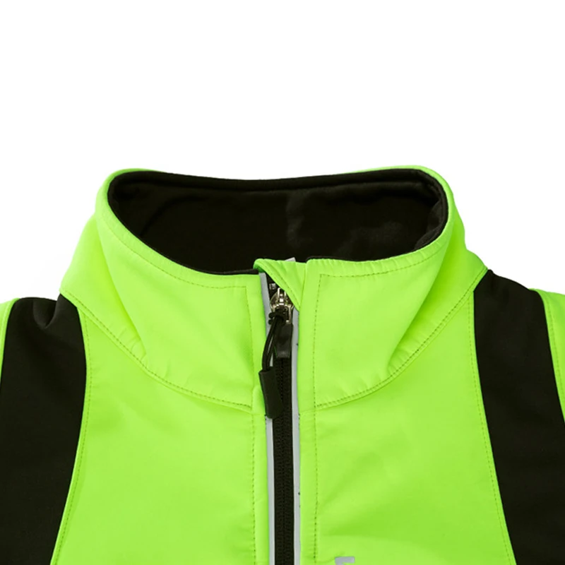 

Winter Thermal Fleece Cycling Jacket Riding Bicycle Jerseys Windproof Sports Coat for Camping Hiking Size S-XXL