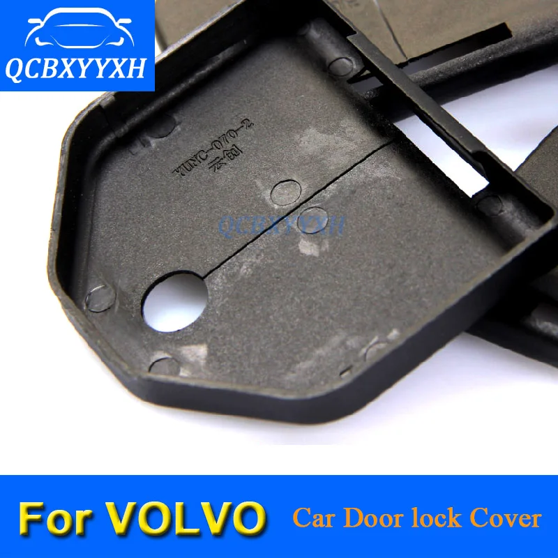 4PCSCar дверные замки Защитная крышка для Volvo S40 XC60 C30 S80 XC90 S90 V40 V60 S60 2012- автомобиля отделка дверного замка авто Крышка
