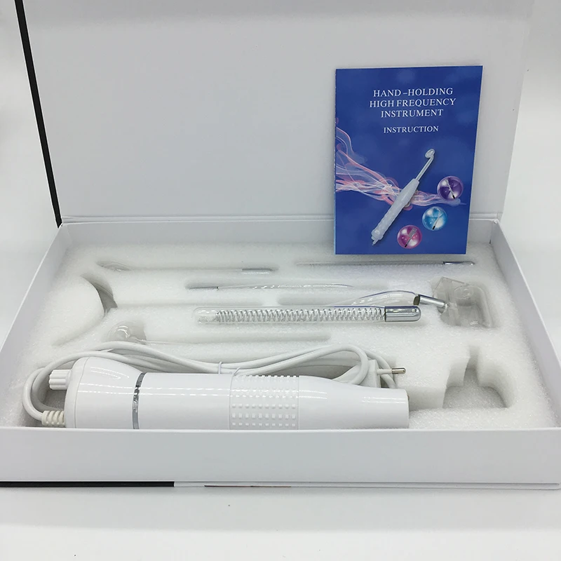 Hot Sale High Frequency Electrode Glass Tube Electrotherapy Beauty Device Skin Care Facial Spa Tightening Acne Remover |