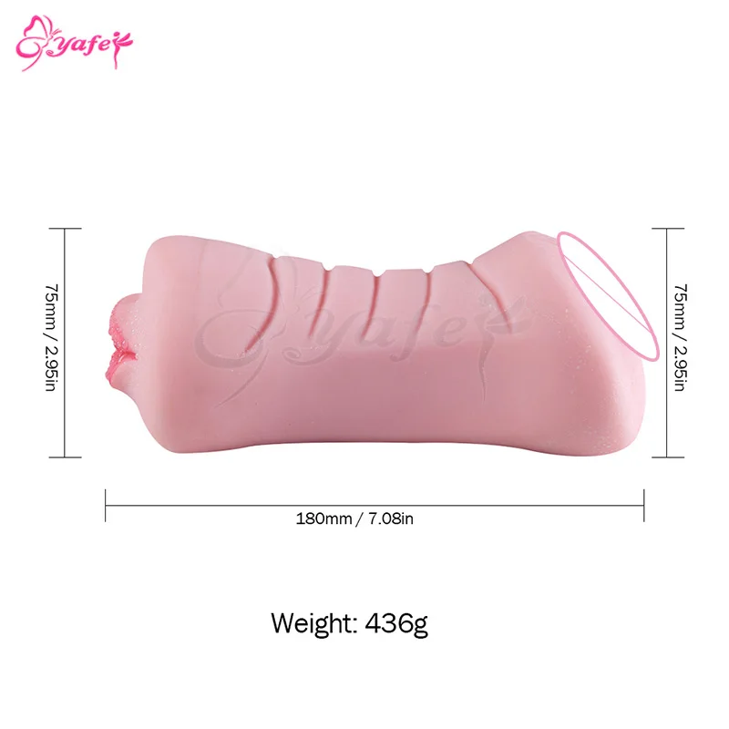 Aircraft cup 3D Realistic Vagina Deep throat Masturbation sex toy for Men Soft Silicone Mouth Masturbator Pussy Sex Products | Красота и