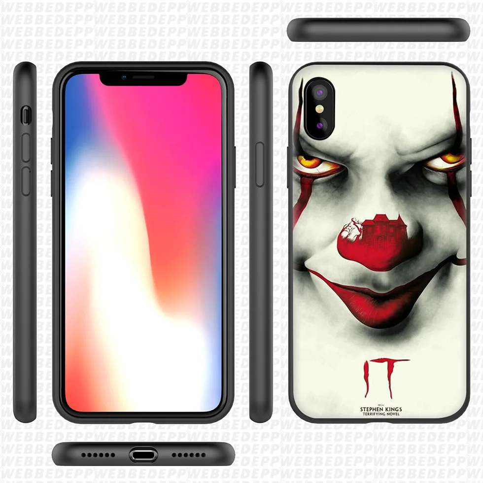 WEBBEDEPP Stephen King It мягкий силиконовый чехол для iPhone 11 Pro Xr Xs Max X или 10 8 7 6 6S Plus 5 5S SE Case |