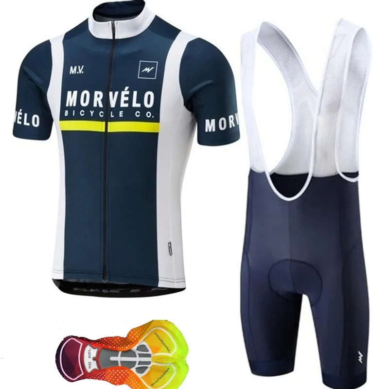 2019 Велоспорт Джерси Morvelo мужские про команды с коротким рукавом горный велосипед