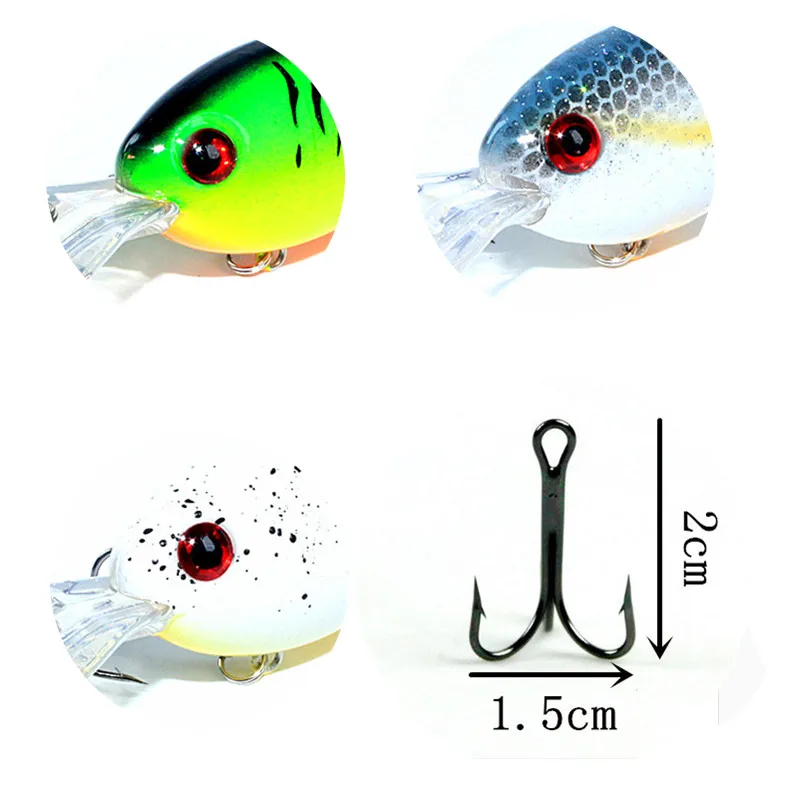 Kkwezva3pcs бренд реалистичные плавающей Рыбалка приманки 10 см 15 г PESCA Крючки рыбы