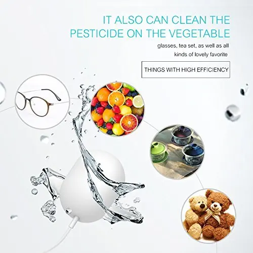 Newest Multi-functional Mini Portable Ultrasonic Washer Cleaner for Vegetables Fruits Jewelry Glasses Towels Socks Underwe 