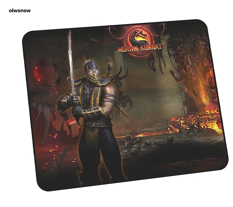 Коврик для мыши mortal kombat геймеров красивый коврик 35x30 см ноутбука игровой в