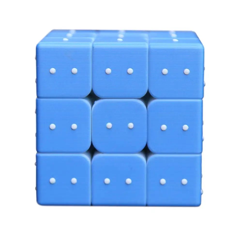 2019 Новое поступление Fangmo 3D рельефный слепой отпечаток пальца 3x3x3 волшебный куб