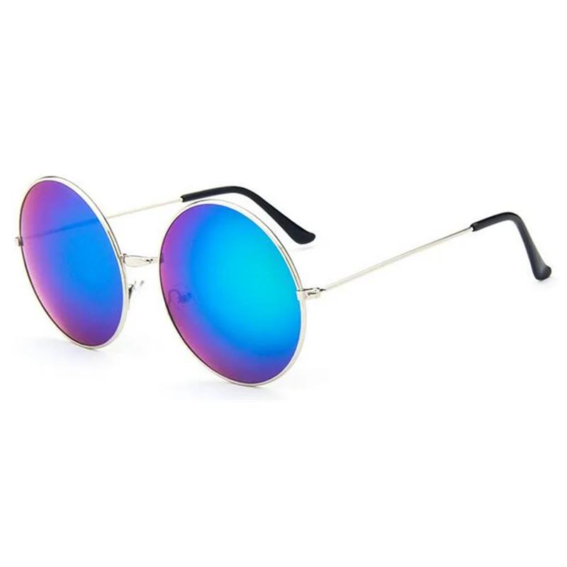 Новинка Модные солнцезащитные очки женские большие круглые оправа трендовые