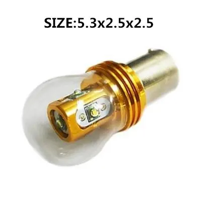 2 шт. белый/красный шарик 1157 Ba15D 20 Вт 5 Cree XP E чипы 360Deg светодиоды для Malibu 12 30V AC/DC