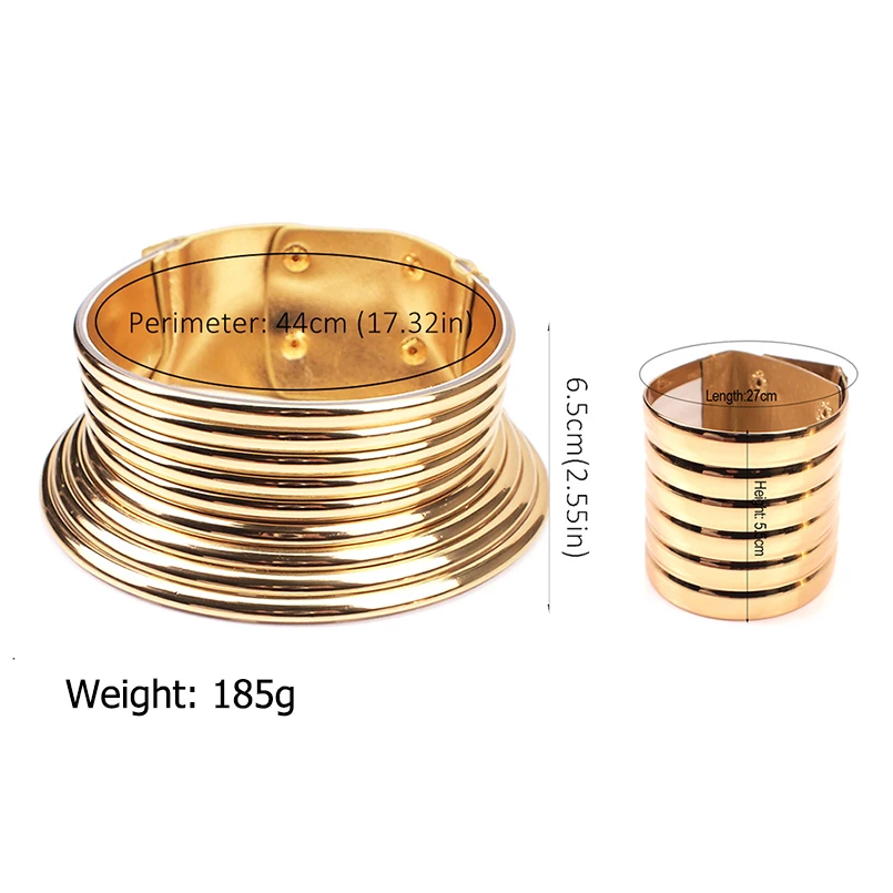 

African Jewelry Set Women Vintage Leather Necklaces Bracelets Statement Set Adjustable Choker Bangle Jewelry Accessories UKMOC