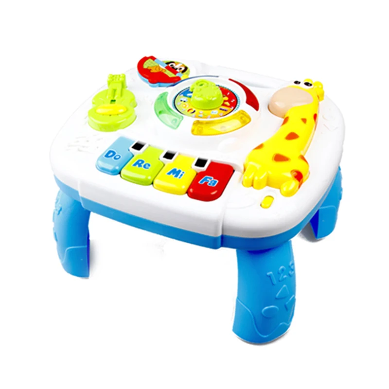 

Kids Multifunctional Learning Desk Funny Animals Sound Giraffe LED Light Music Babies Educational Toys