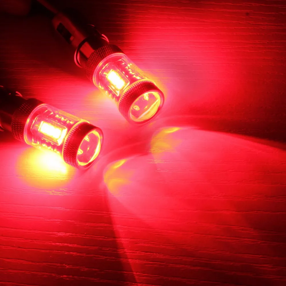 Angrong 2x красный 1156 BA15s P21W 382 Автомобильный светодиодный светильник 15 SMD 2835 Светодиодная лампа Samsung стоп светильник LED DRL лампы