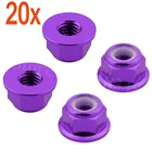 Оптовая продажа 20 компл.лот 4 шт.компл. HSP Baja 102049 (02190) Алюминиевая нейлоновая гайка M4 для 110 4WD RC автозапчасти