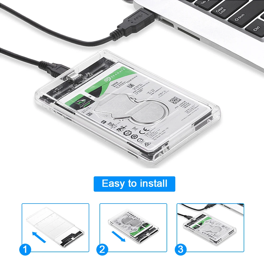 Чехол CHIPAL для жесткого диска 2 5 дюйма Sata на USB 3.1 адаптер типа C бокс Гбит/с