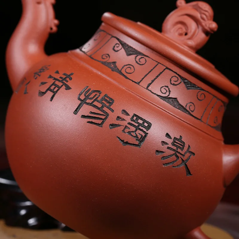 Чайный горшок с фиолетовым песком известный художник Bao Zhiqiang ручная работа
