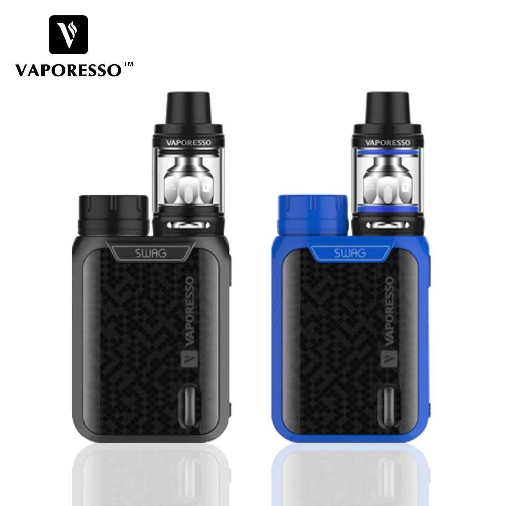 Оригинальный вейп мод Vaporesso SWAG Box Mod 80 Вт бак NRG SE (3 5 мл)/Mini (2 мл) без батареи 18650 для