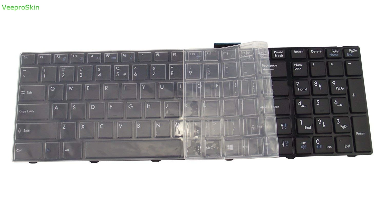 Для 15,6 дюймов MSI GP62 GL62M GF62 GP62 GT62VR GE63VR GP63 GS63VR WS60 WS63VR силиконовый прозрачный чехол защитный чехол