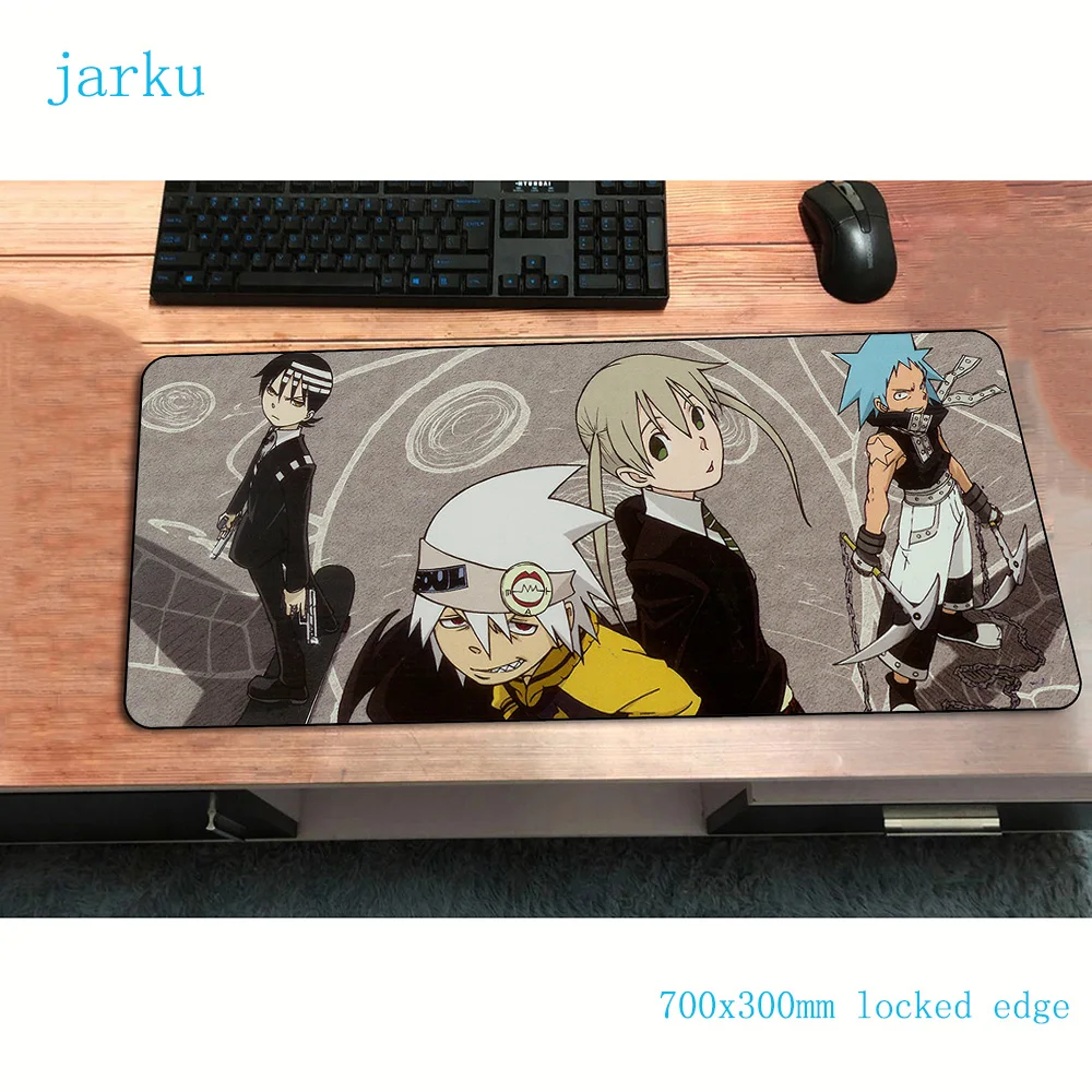 Коврик для мышки с аниме soul eater 700x300 мм игровой коврик мыши геймер подарок