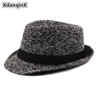 xdanqinx autumn winter new style mens vintage fedoras casual wild jazz hats western style male bone fashion brand cap dads hat