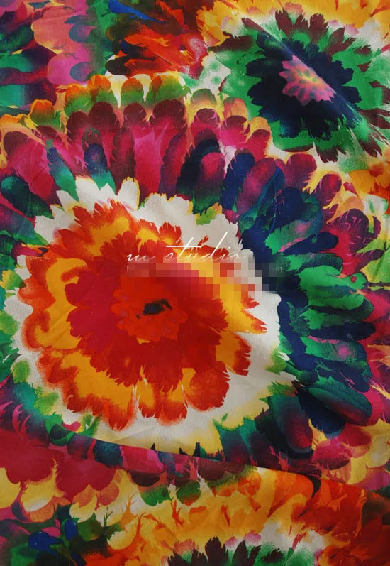 100 см * 140 хлопковая льняная африканская индийская Этническая Ткань для шитья tecidos