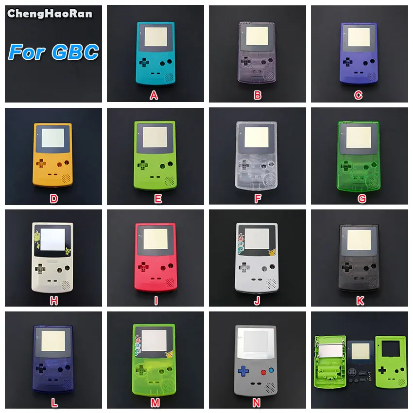 ChengHaoRan 10 шт. новый полный корпус чехол для Nintendo Gameboy цвет GBC ремонтная часть