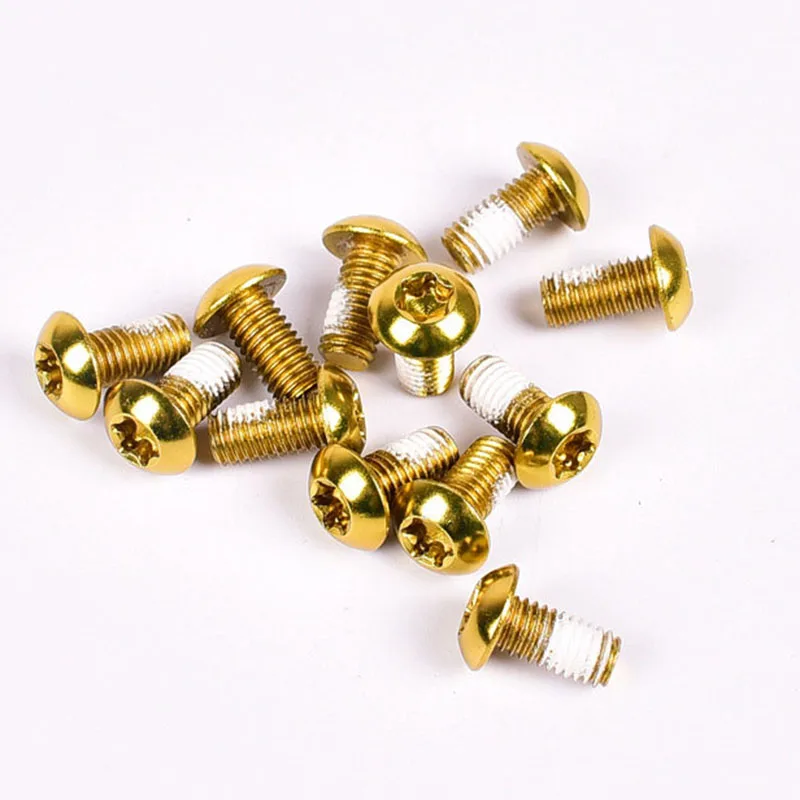 12 шт. велосипедный велосипед MTB велосипед T25 Torx m5x10мм дисковый тормоз ротор болты для тормозов винты для дисков для горного велосипеда аксессуары