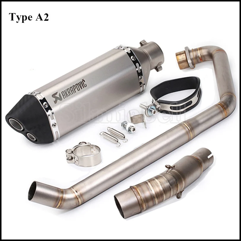 CB150R Escape Moto выхлопная труба для Honda CBR150R CBR150 без шнуровки мотоцикла Akrapovic глушитель