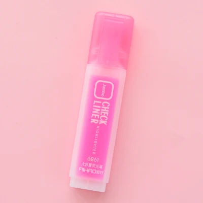 Pink 6pcs 6 шт./упак. флуоресцентный маркер текстовыделитель мульти-Цвет маркер ручка маркер Краски ручки набор канцелярских принадлежностей офисные школьные принадлежности, блокноты - Цвет: Pink 6pcs