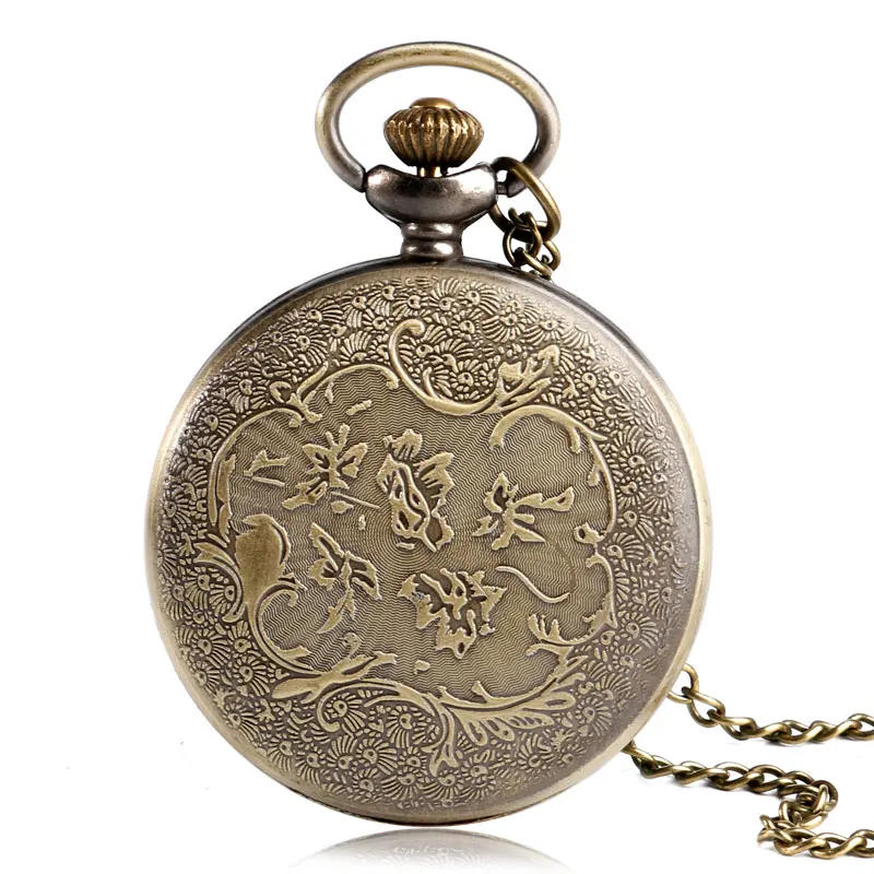 Бронзовые кварцевые карманные часы с изображением Маленького принца мужские