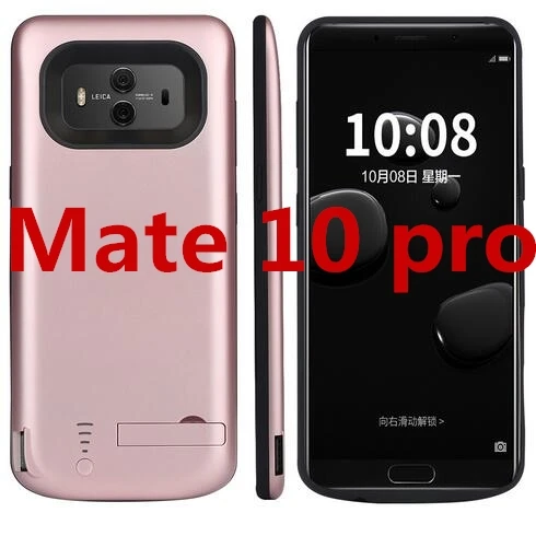 mate 10 pro Rose 6000 мАч для Huawei Mate 10 10 Pro Чехол для батареи резервного копирования Чехол для батареи Чехол для питания для Huawei Mate 10 Pro Чехол для батареи - Цвет: mate 10 pro Rose