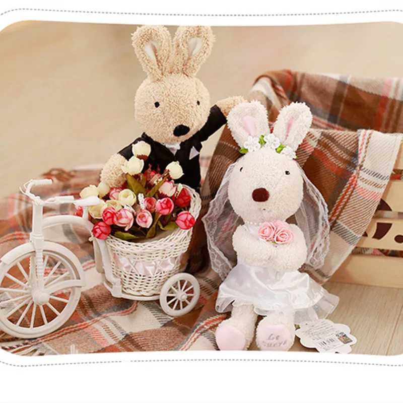 45 cm kawaii Rabbit plush toys bunny Stuffed dolls kids gifts clothes can be off cartoon Movies happy gift for | Игрушки и хобби