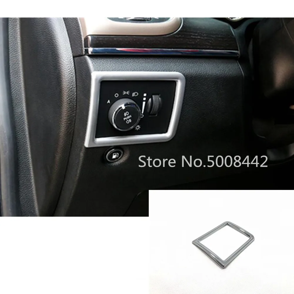 Car Sticker Inner Front Head Light Switch Lamp Button Trim Frame For Jeep Grand Cherokee 2014 2015 2016 2017 2018 2019 2020 | Автомобили и