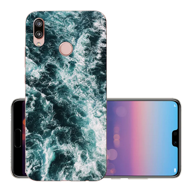 Caseriver чехол для Huawei P20 Lite P20lite мягкий силиконовый с рисунком задней панели