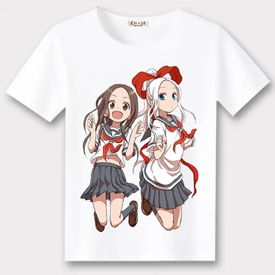 Новые футболки Karakai Jouzu no Takagi-san the Master of Teasing, футболка для косплея, топы с короткими рукавами, футболки для женщин и мужчин