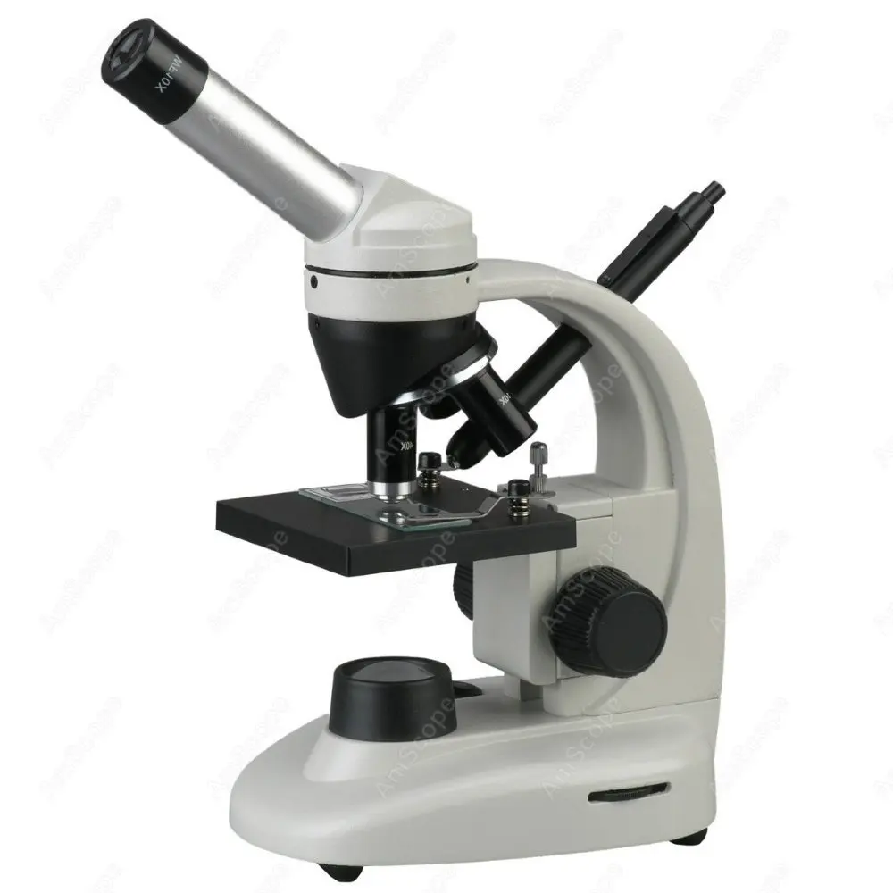 Science Биологический микроскоп-поставка AmScope 40X-1000X прочный светодиодный студент