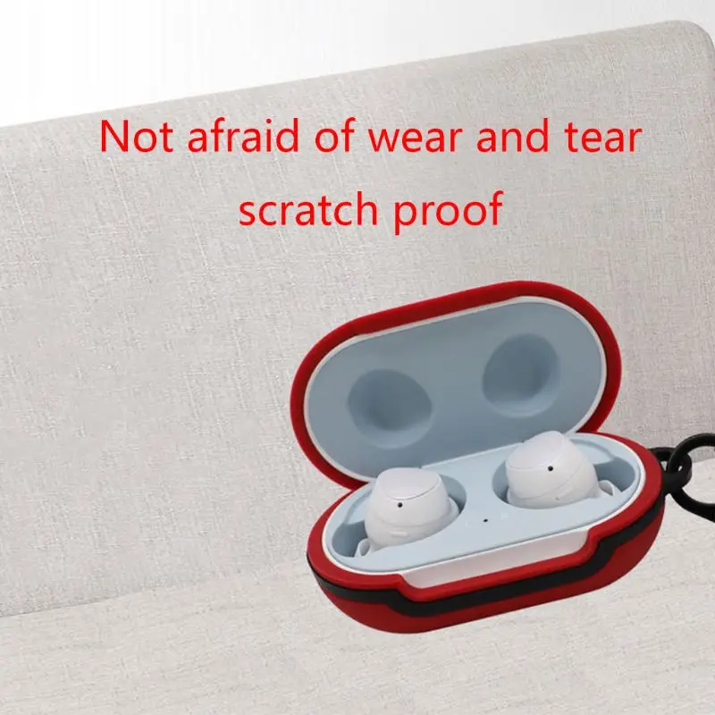 Противоударный гибкий силиконовый чехол для гарнитуры защитный Samsung Galaxy Buds