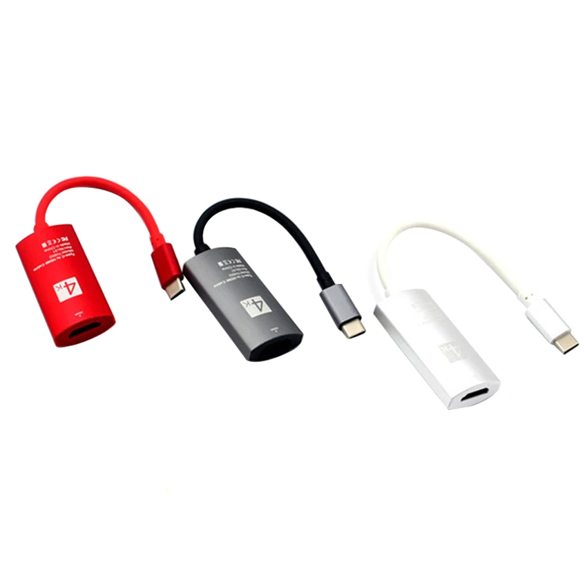 TOFOCO USB 3 1 C Type к HDMI 4K * 2K UHD HDTV адаптер для Samsung Galaxy S8 + MacBook кабель|Кабели VGA| |