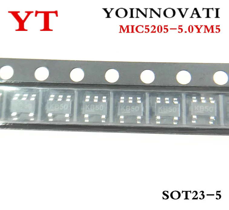 100 шт./лот MIC5205 5.0YM5 5.0 KB50 SOT23 5 5205 0 5V 150MA IC лучшее качество|lot lot|lot 100pcslot 10 |