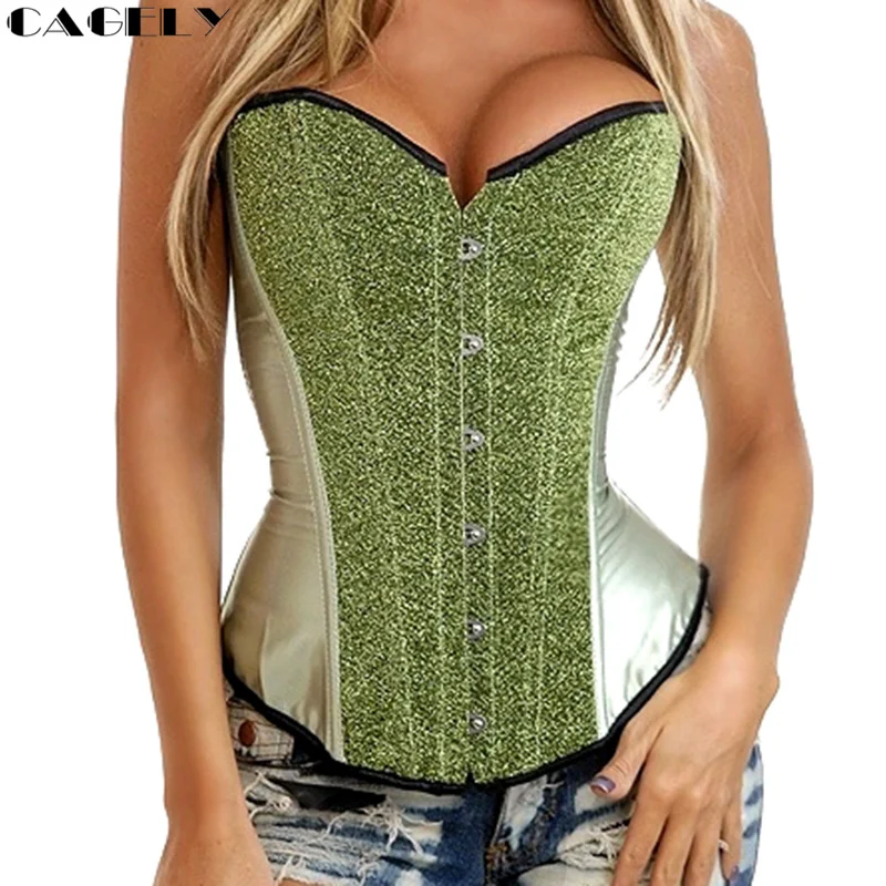 Блестящее атласное платье с корсетом на косточках топ юбка американка со