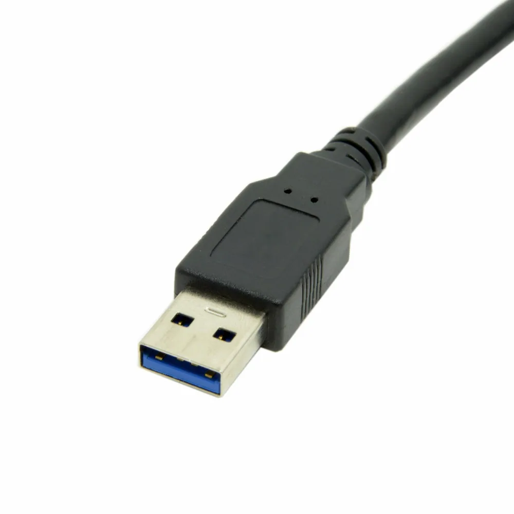 Адаптер для драйверов жестких дисков Xiwai черный USB 3 0 SATA 22Pin 7 15 5 &quot2 5&quot 50 см