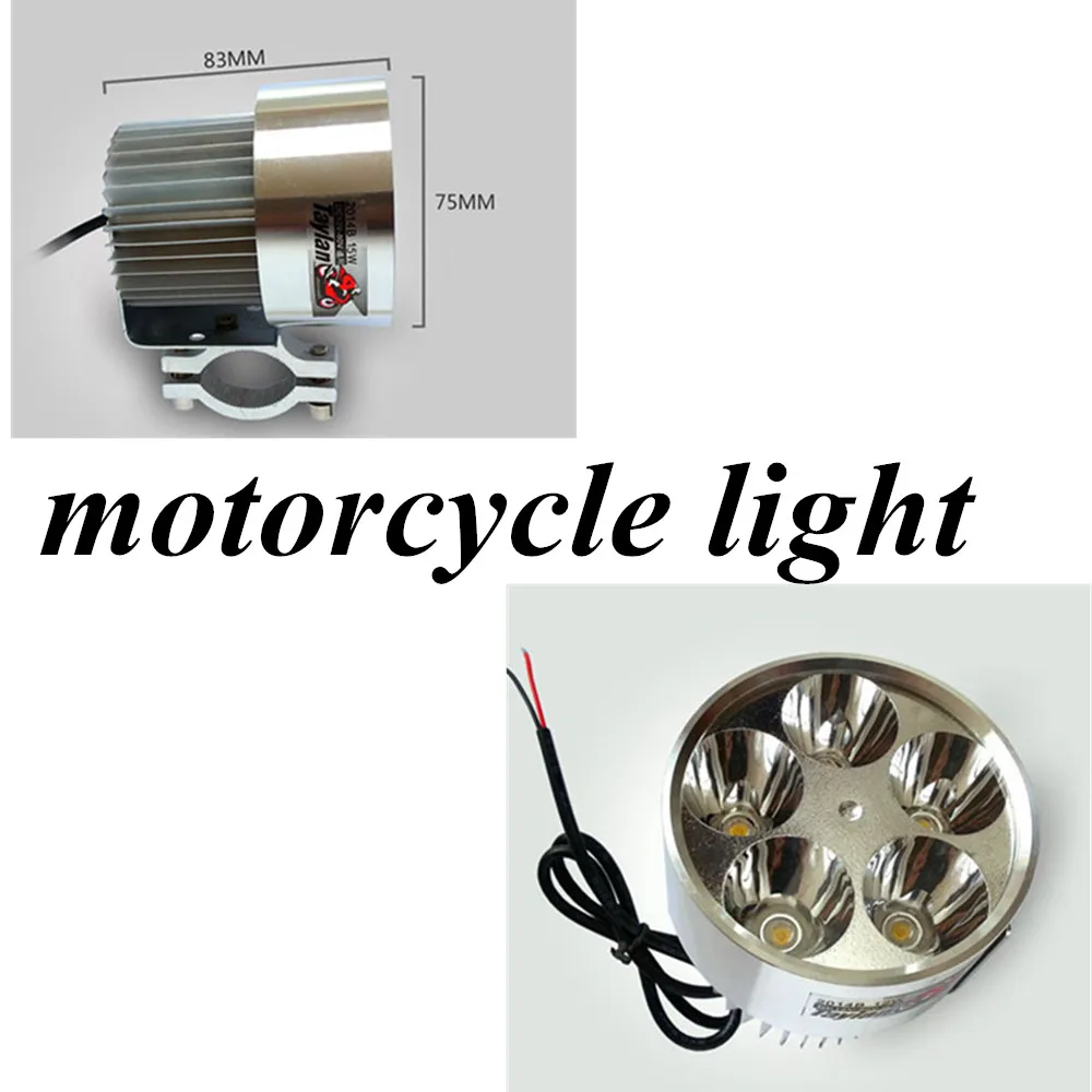 

15W 5 beads external light 12-85V motorcycle headlight lamp 1 PC motorcycle high brightness LED light