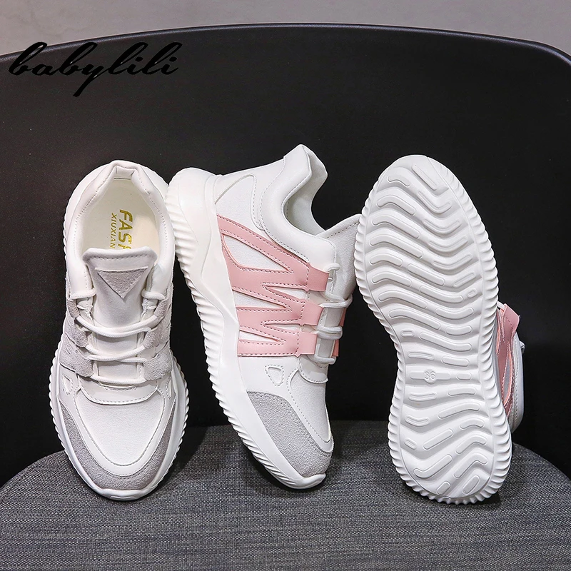 Женские кроссовки с вулканизированной подошвой модные летние спортивные мягкой