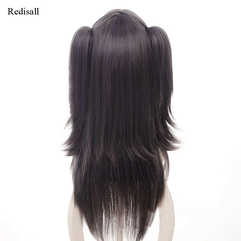 

Fire Emblem Awakening Sallya Cosplay Synthetic Hair Black Mixed Purple Role Play Hair Halloween Tharja Cosplay