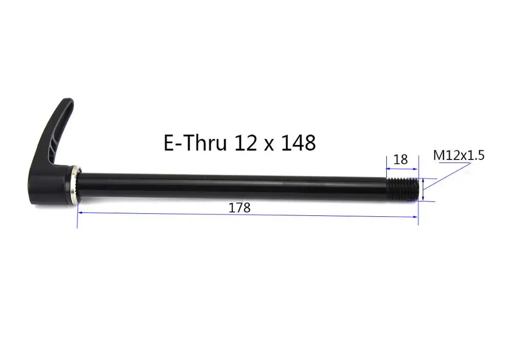 E-Thru ось 12X142 мм 12x148 MTB дорожный велосипед через шпажки изготовленный на заказ