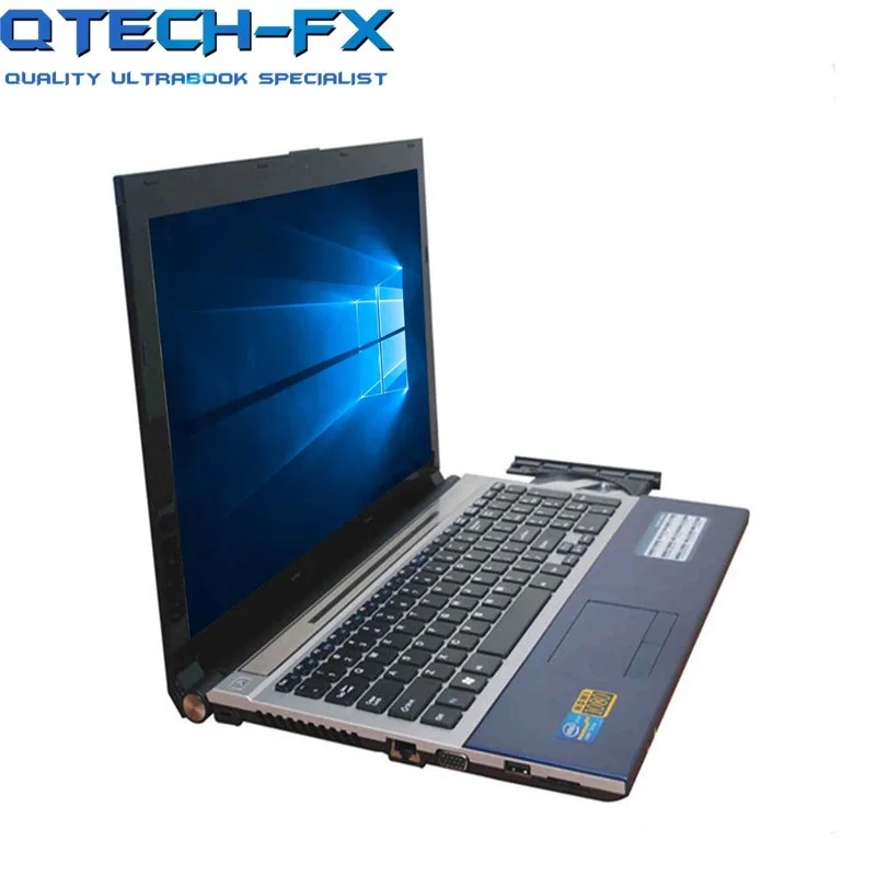 i7 Gaming Notebook 15.6&quot 8GB RAM SSD 256GB /64/128G + 1TB HDD DVD Fast CPU Metal Laptop Arabic AZERTY Spanish Russian Keyboard |