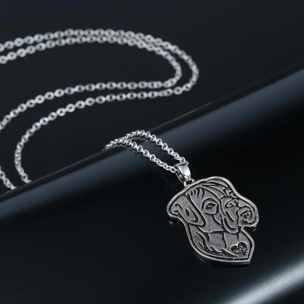 Gwwfs American Staffordshire Terrier necklace fashion pit bull Pet dog jewelry for woman | Украшения и аксессуары